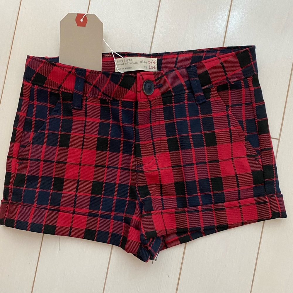 Zara girls shorts 3-4 NWT